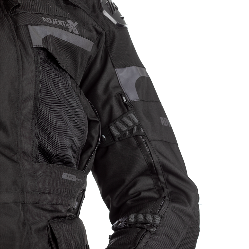Pro Series Adventure-X CE Mens Textile Jacket - Black / Black