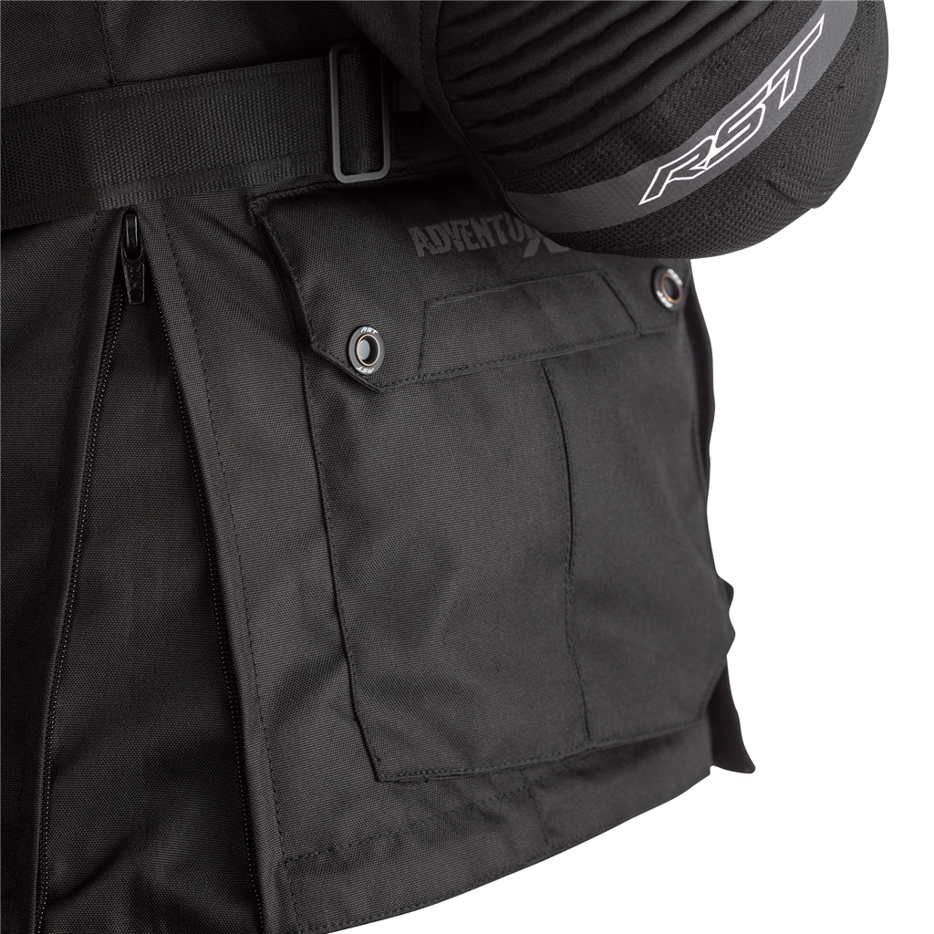 Pro Series Adventure-X CE Mens Textile Jacket - Black / Black