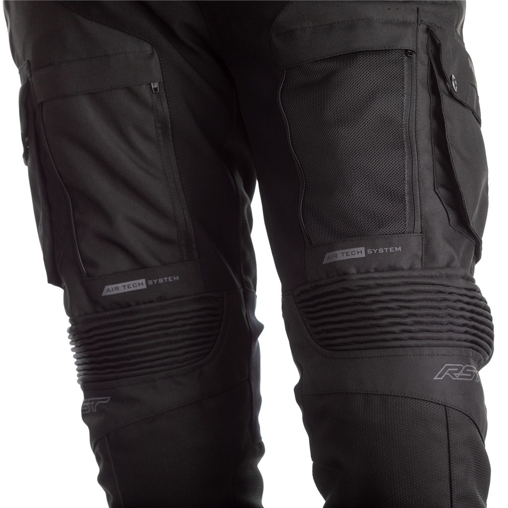 Pro Series Adventure-X CE Mens Textile Jean - Black / Black