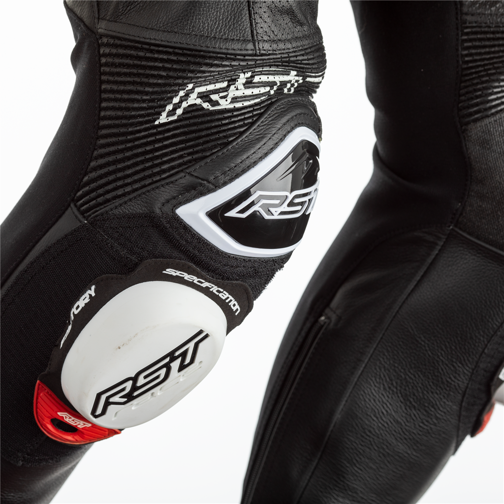 V4.1 Evo Kangaroo Airbag Mens Leather Suit - Black / Black