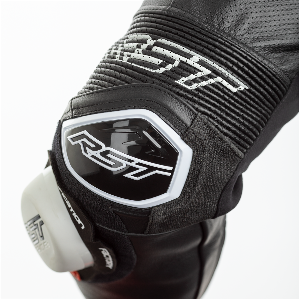 V4.1 Evo Kangaroo Airbag Mens Leather Suit - Black / Black