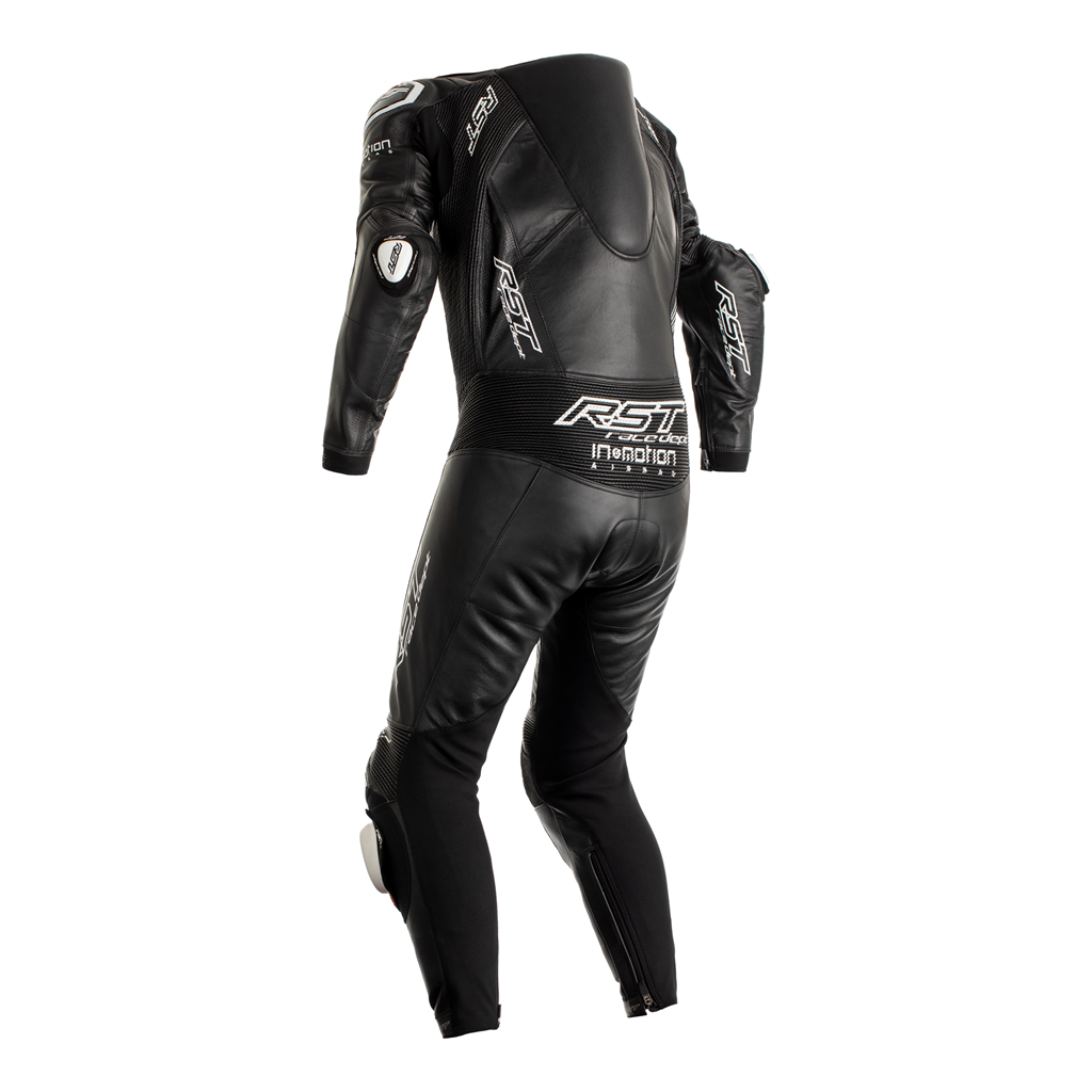 V4.1 Evo Kangaroo Airbag Mens Leather Suit - Black / Black