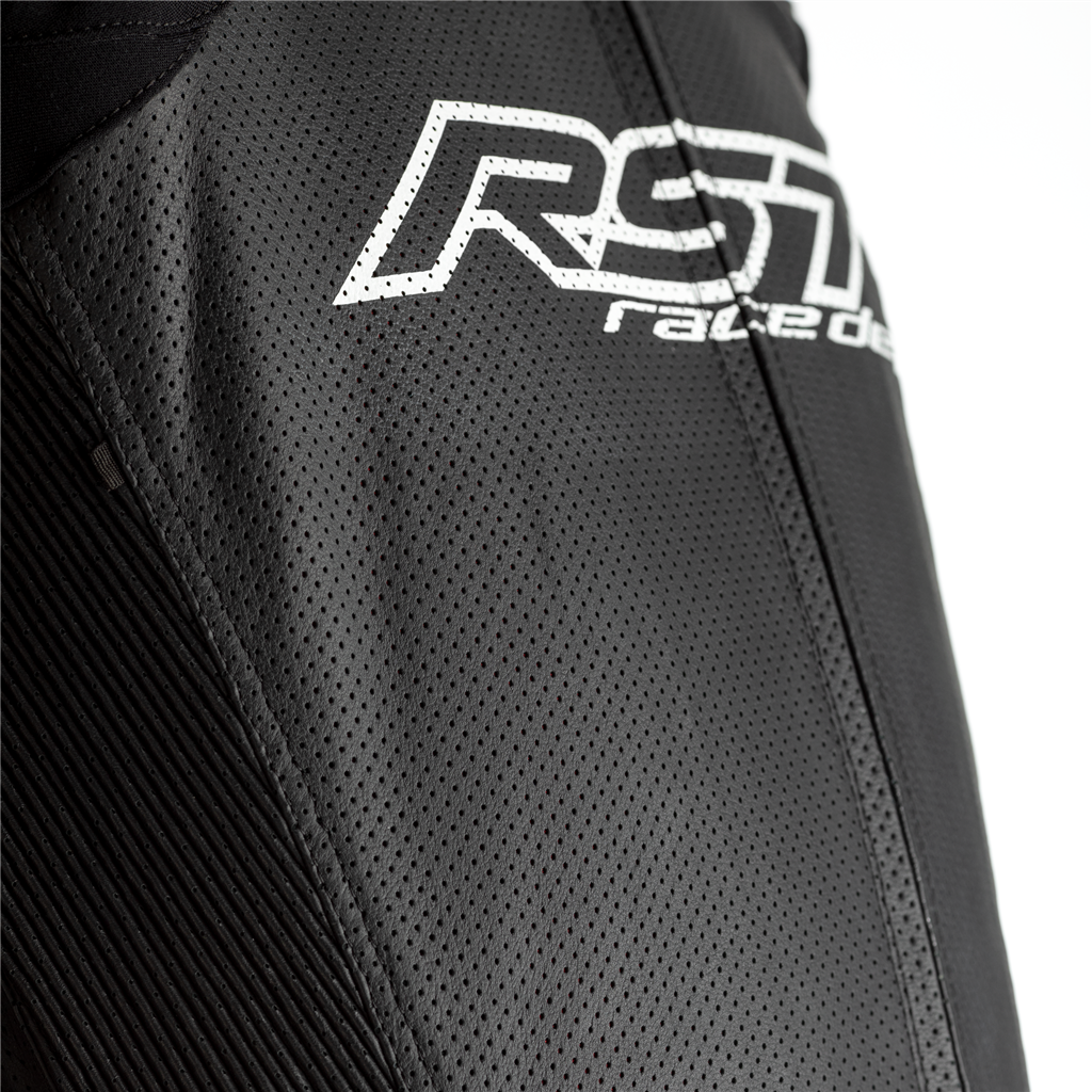 V4.1 Evo Kangaroo Airbag Mens Leather Suit - Black / Black