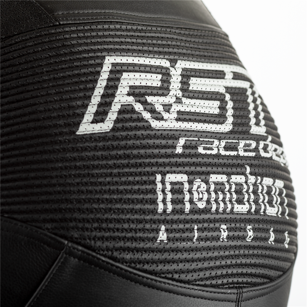V4.1 Evo Kangaroo Airbag Mens Leather Suit - Black / Black