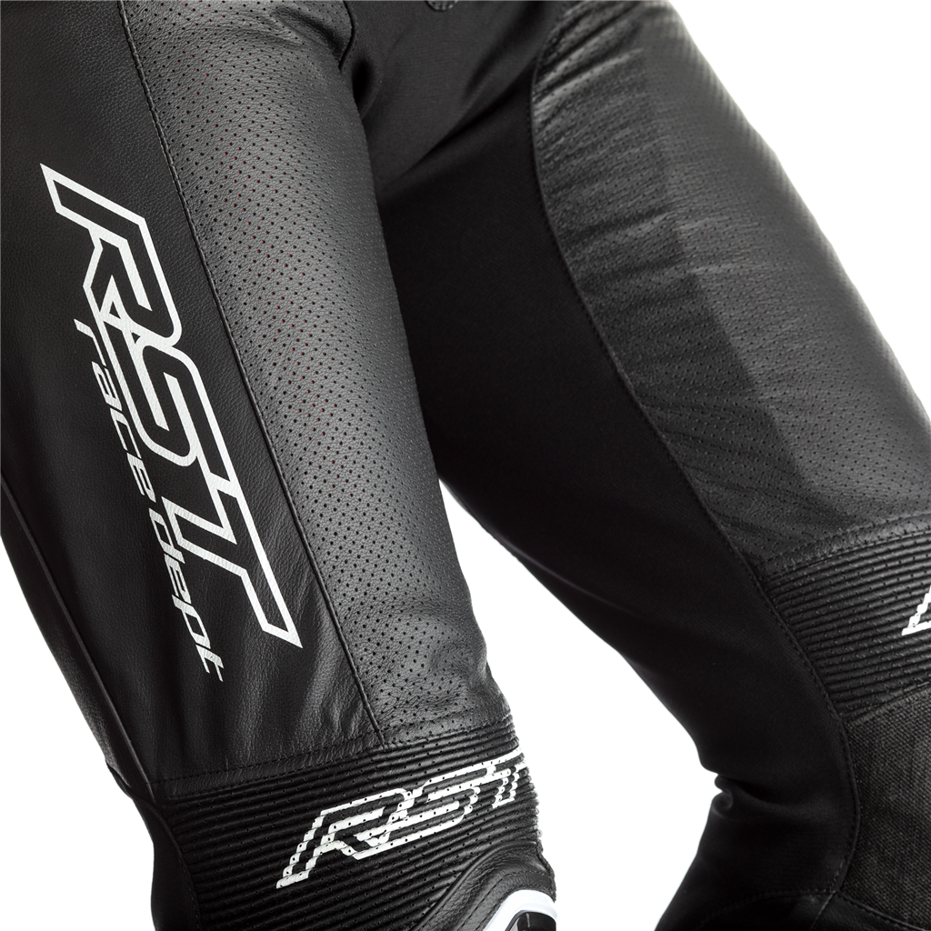 V4.1 Evo Kangaroo Airbag Mens Leather Suit - Black / Black
