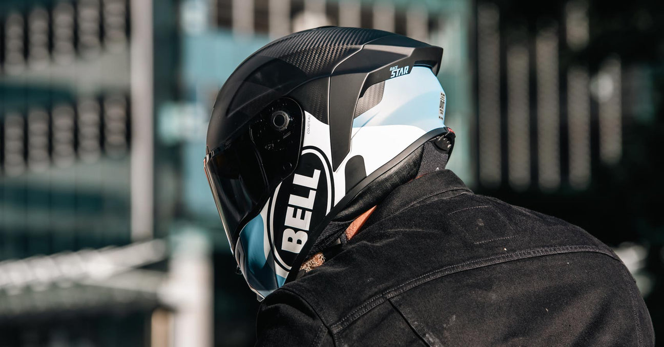 bell crash helmets Moto-10 MIPS Fade Helmet - Blue you can feel the difference Pit Boss