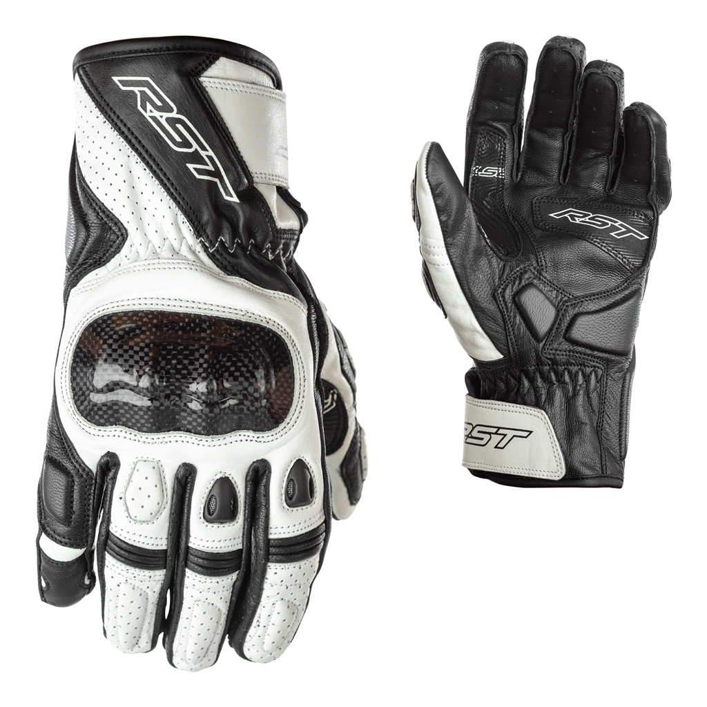 RST Stunt III CE Mens Glove - Black / White