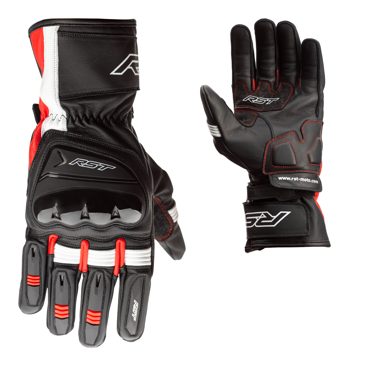 RST Pilot CE Mens Glove - Black / Red / White