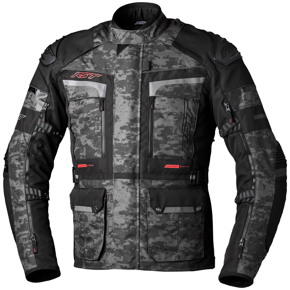 Pro Series Adventure-X CE Mens Textile Jacket - Grey Camo