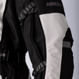 Pro Series Adventure-X CE Mens Textile Jacket - Silver / Black