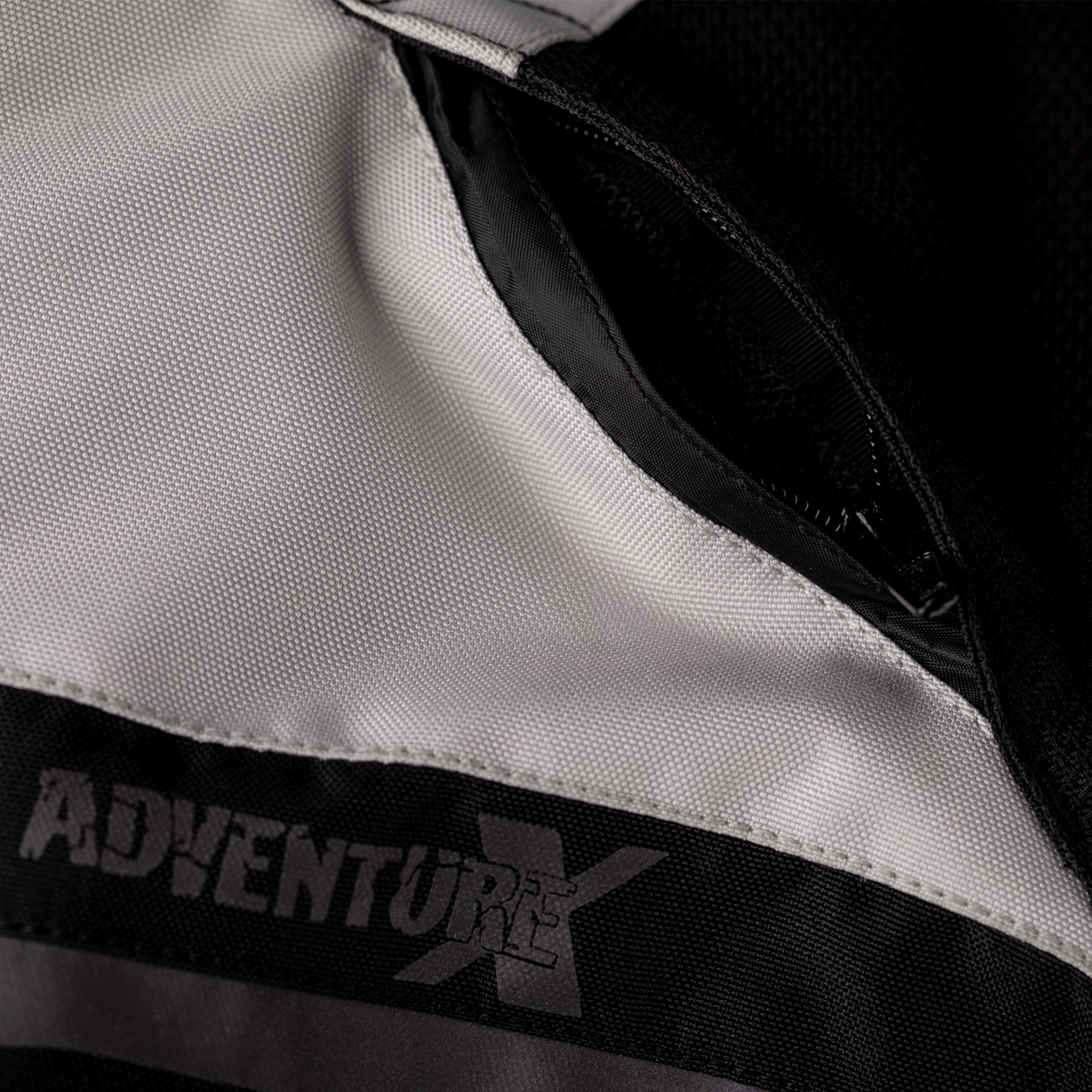 Pro Series Adventure-X CE Mens Textile Jacket - Silver / Black