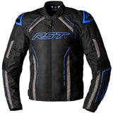 S1 CE Mens Textile Jacket - Black / Grey / Blue