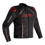 S1 CE Mens Textile Jacket - Black / Grey / Red