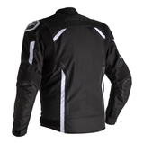 S1 CE Mens Textile Jacket - Black / Black / White