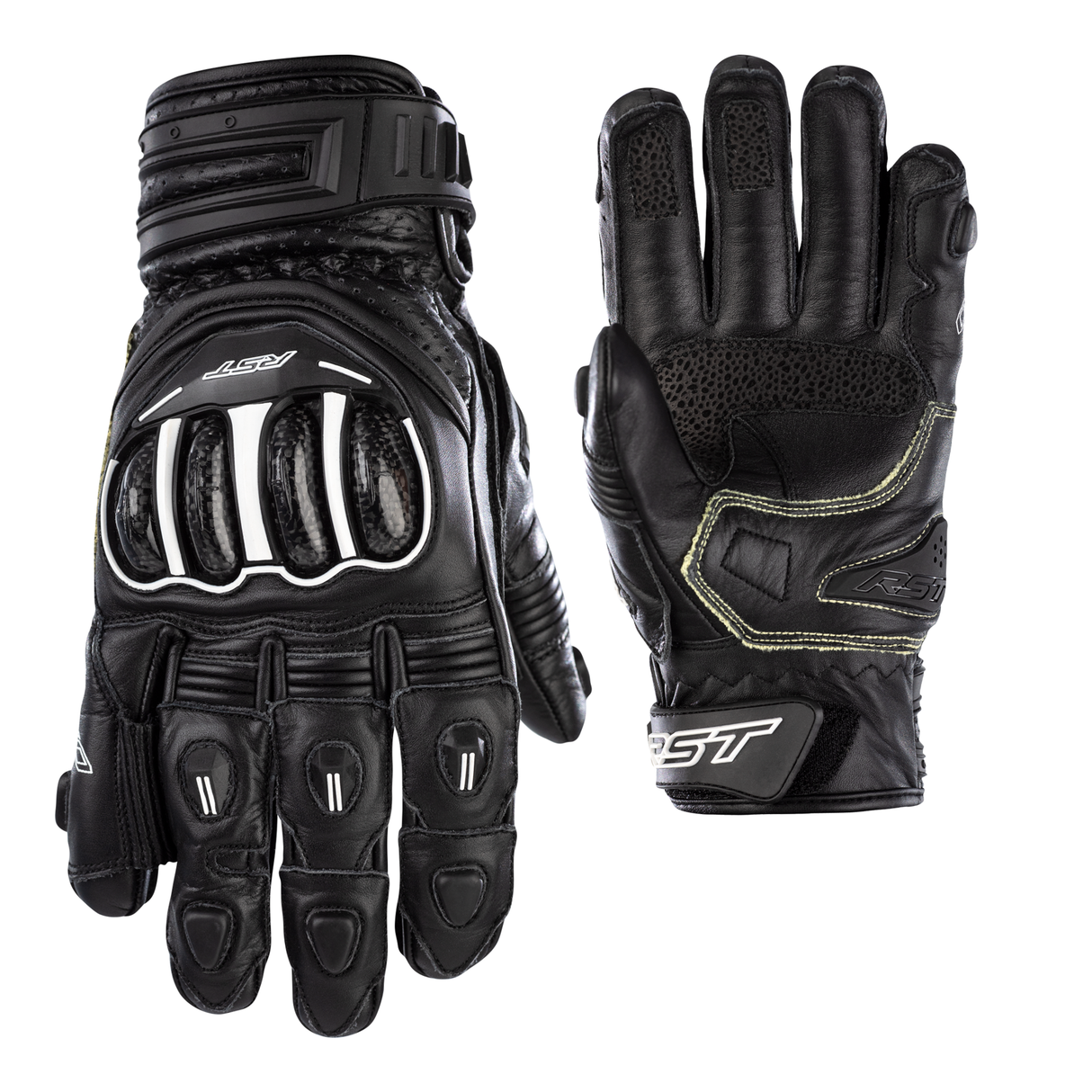 Tractech Evo 4 Short CE Mens Glove - Black / Black / Black