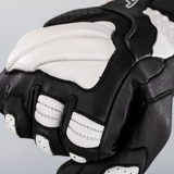 Turbine Leather CE Mens Glove - Black / White / White