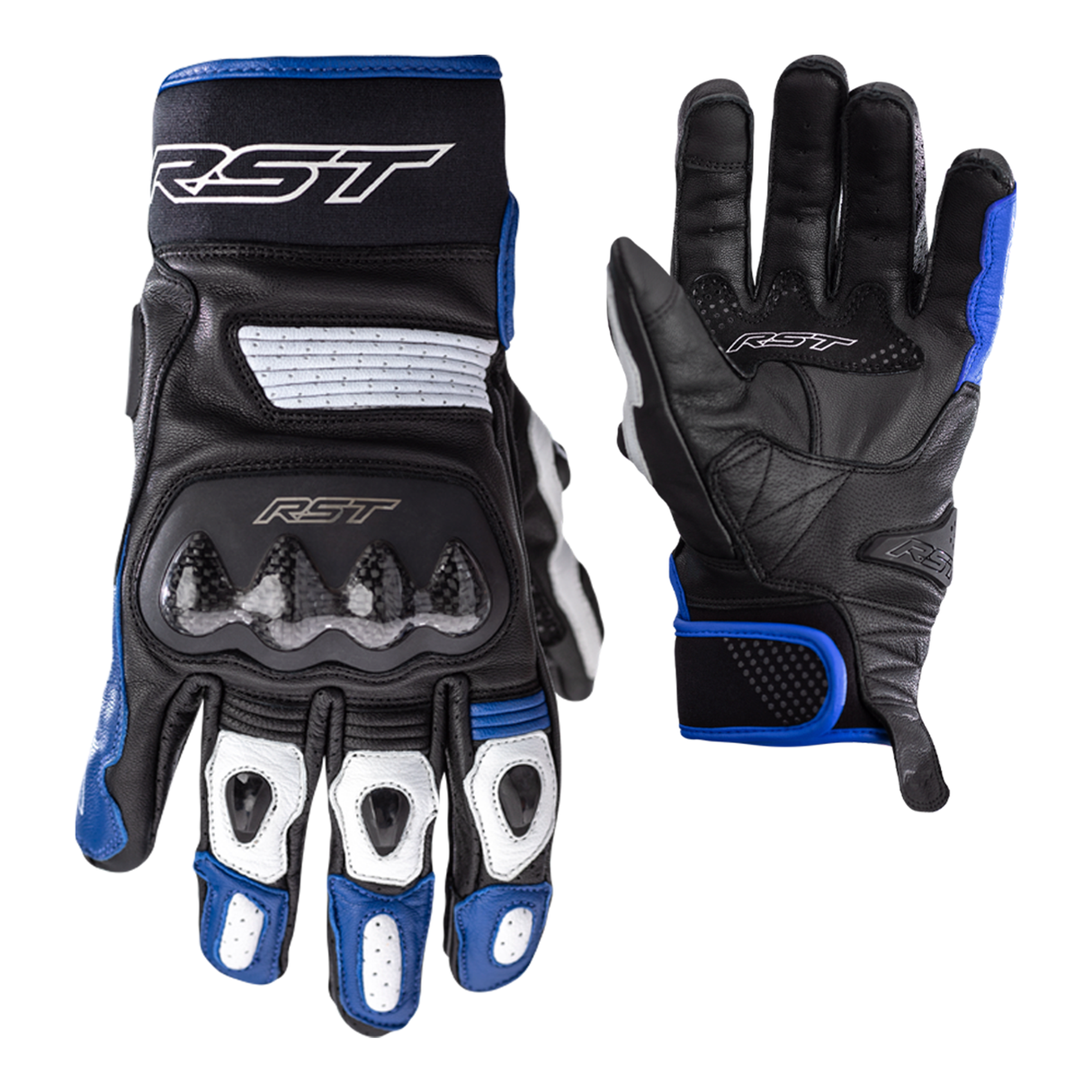 RST Freestyle 2 CE Mens Glove - Black / Blue / White