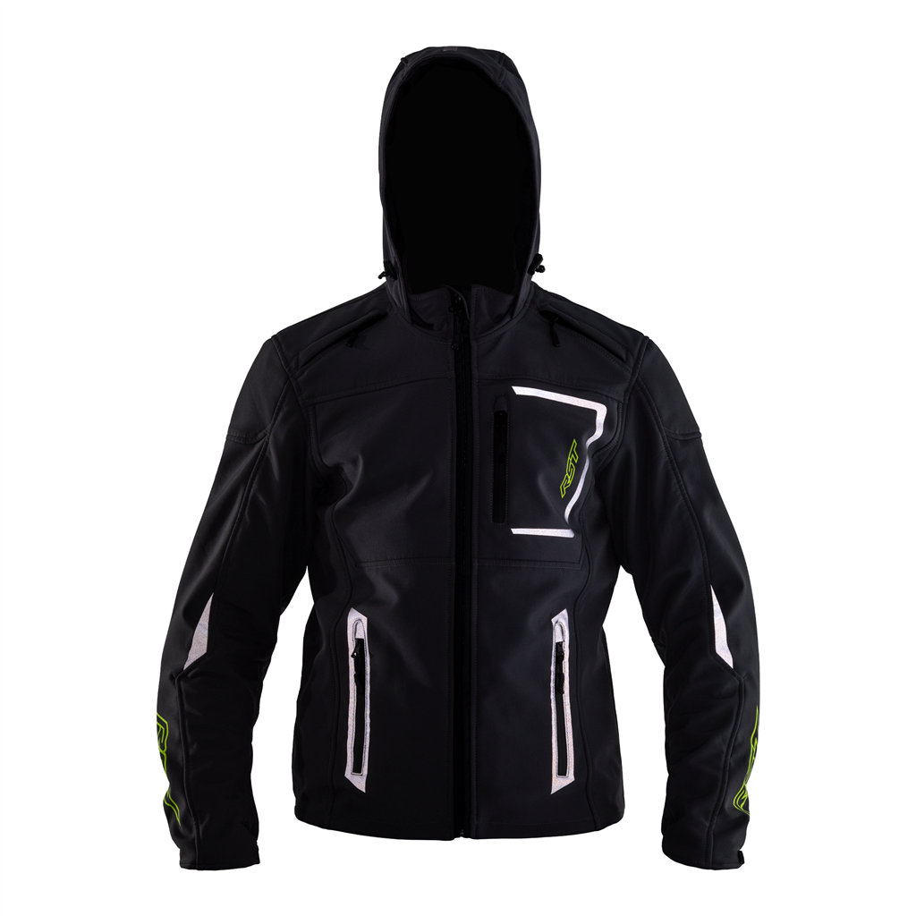 RST X Kevlar® Frontline CE Mens Textile Jacket - Grey / Neon