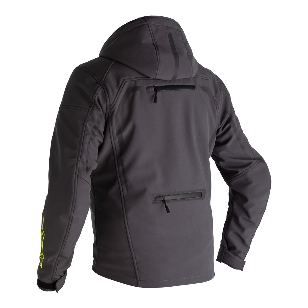 RST X Kevlar® Frontline CE Mens Textile Jacket - Grey / Neon