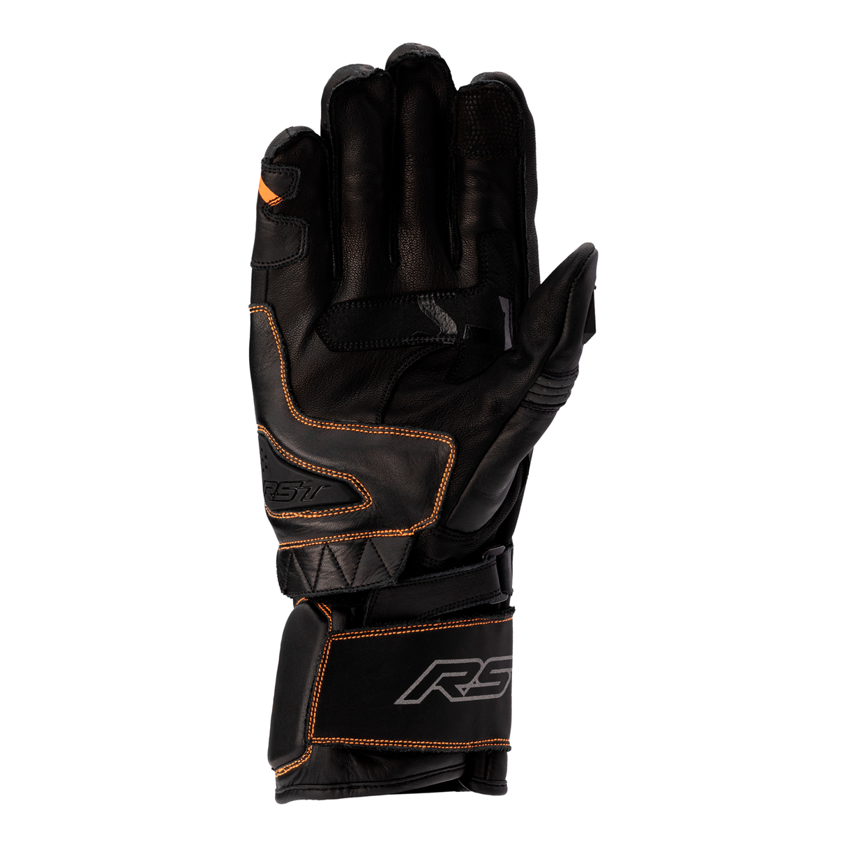 S1 CE Mens Glove - Black / Grey / Neon Orange