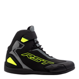 Sabre Moto Shoe Mens CE Boot - Black / Grey / Flo Yellow