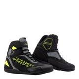 Sabre Moto Shoe Mens CE Boot - Black / Grey / Flo Yellow