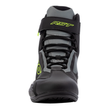 Sabre Moto Shoe Mens CE Boot - Black / Grey / Flo Yellow