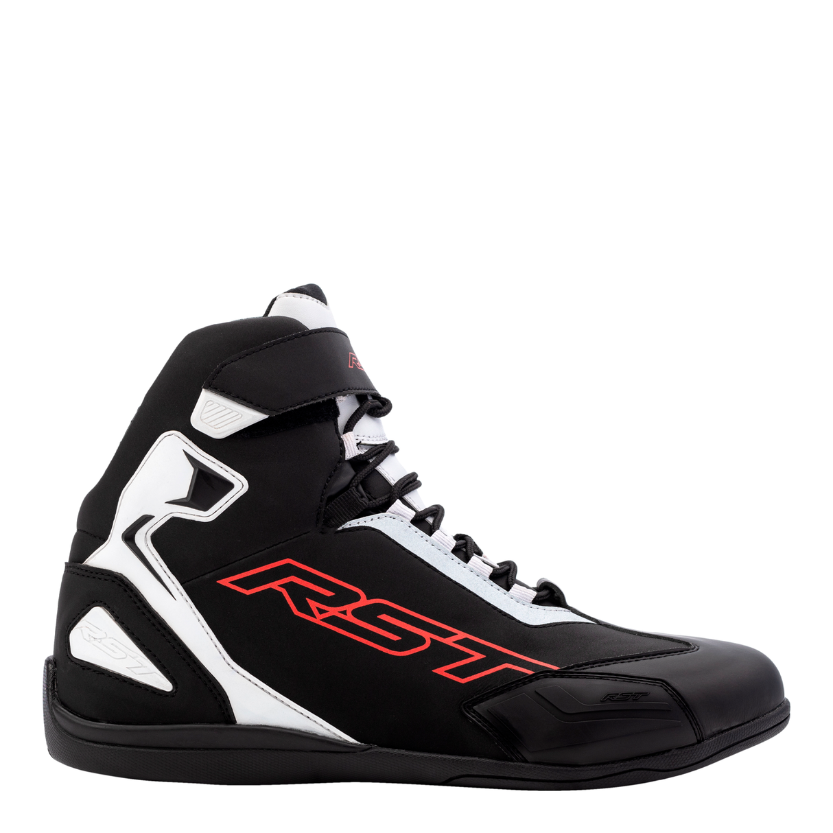 Sabre Moto Shoe Mens CE Boot - Black / White / Red