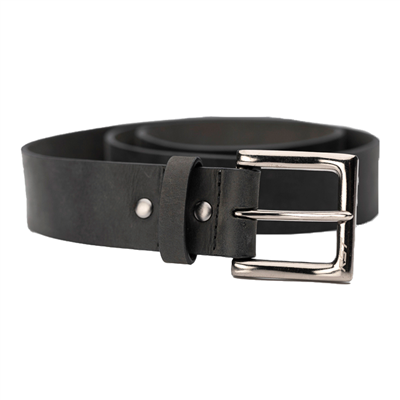 RST Mens Casual Leather Belt - Black