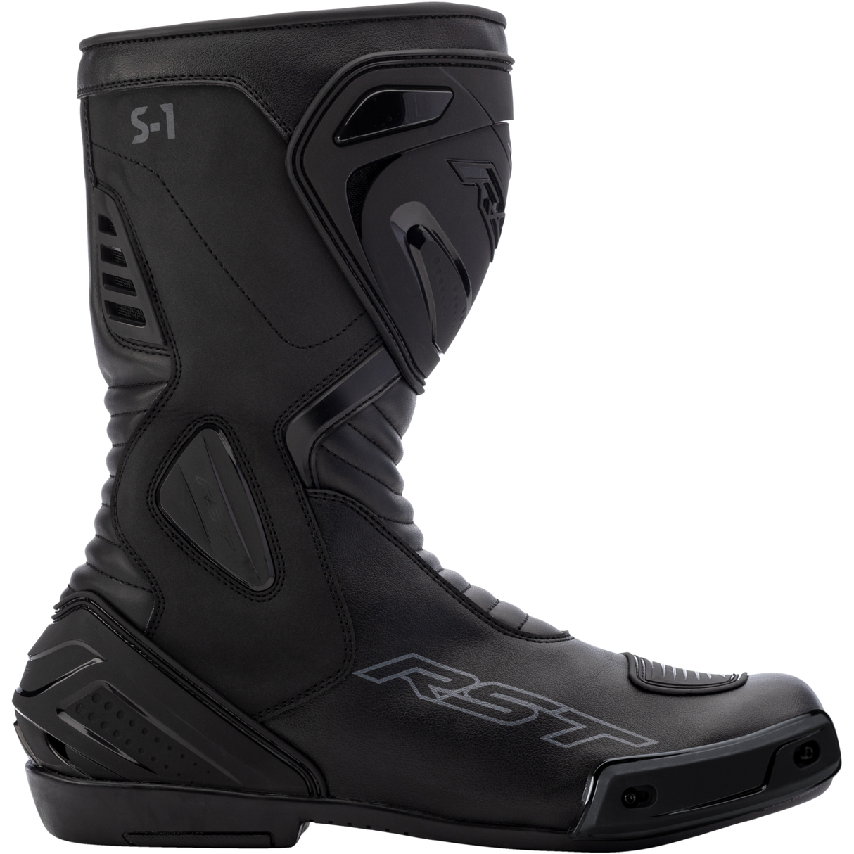 S1 Mens CE Waterproof Boot - Black / Black