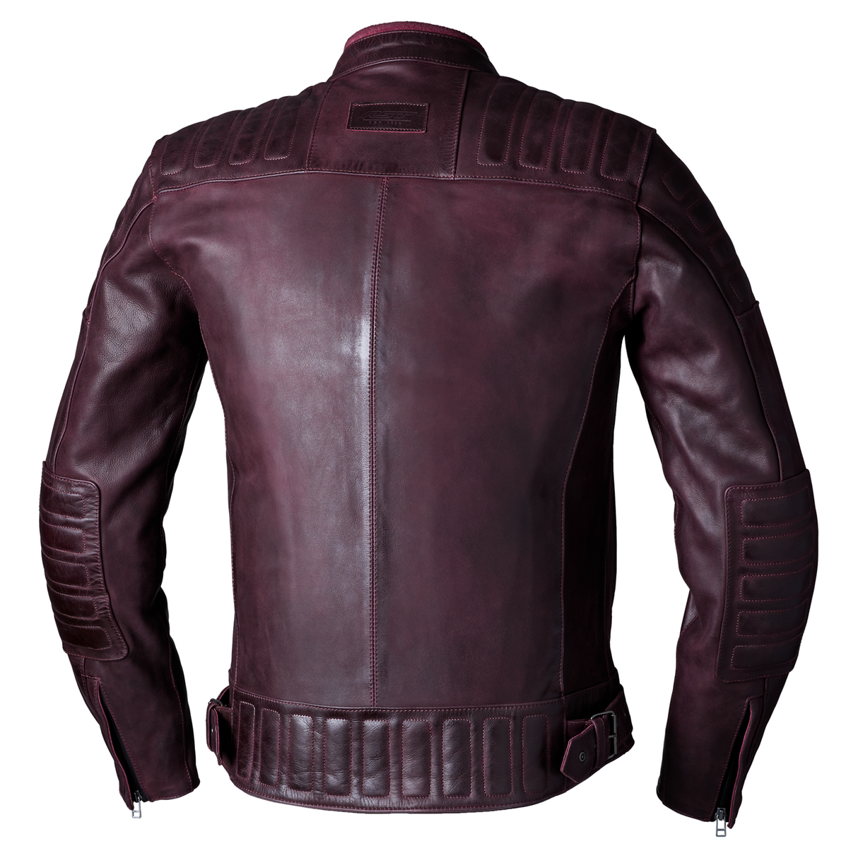 IOM TT Brandish 2 CE Mens Leather Jacket - Oxblood