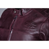 IOM TT Brandish 2 CE Mens Leather Jacket - Oxblood