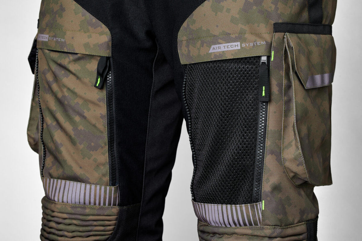 RST Pro Series Ranger CE Mens Short Leg Textile Jean - Digi Green