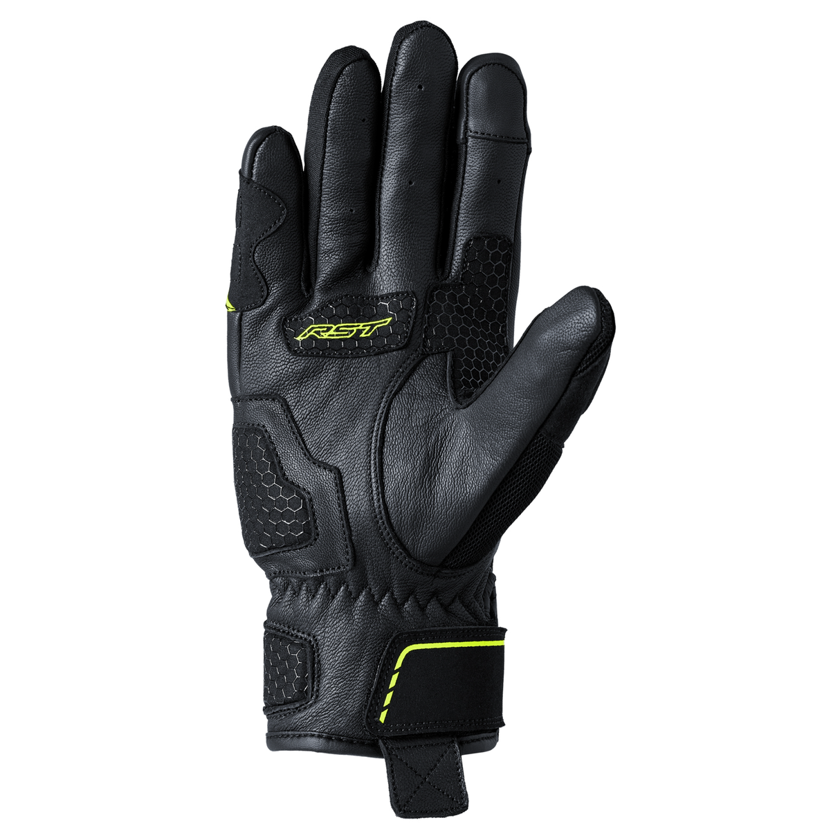 S1 Mesh CE Mens Glove - Black / Flo Yellow