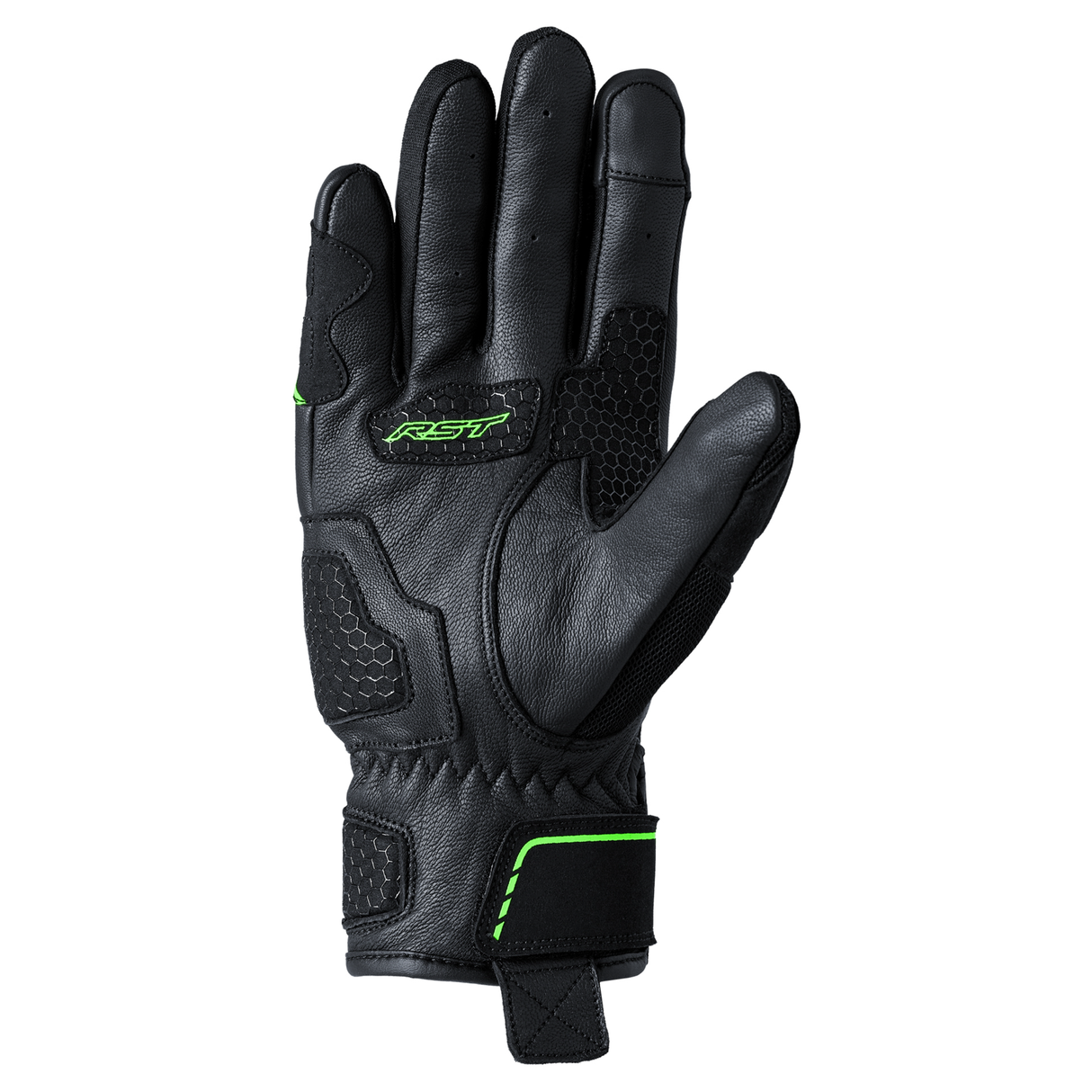 S1 Mesh CE Mens Glove - Black / Neon Green