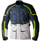 Maverick Evo CE Mens Textile Jacket - Navy / Silver