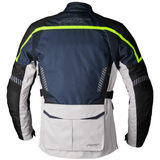 Maverick Evo CE Mens Textile Jacket - Navy / Silver