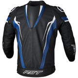 Tractech Evo 5 CE Mens Leather Jacket - Blue / Black / White