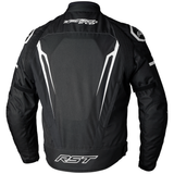 Tractech Evo 5 CE Mens Textile Jacket - Black / White / Black