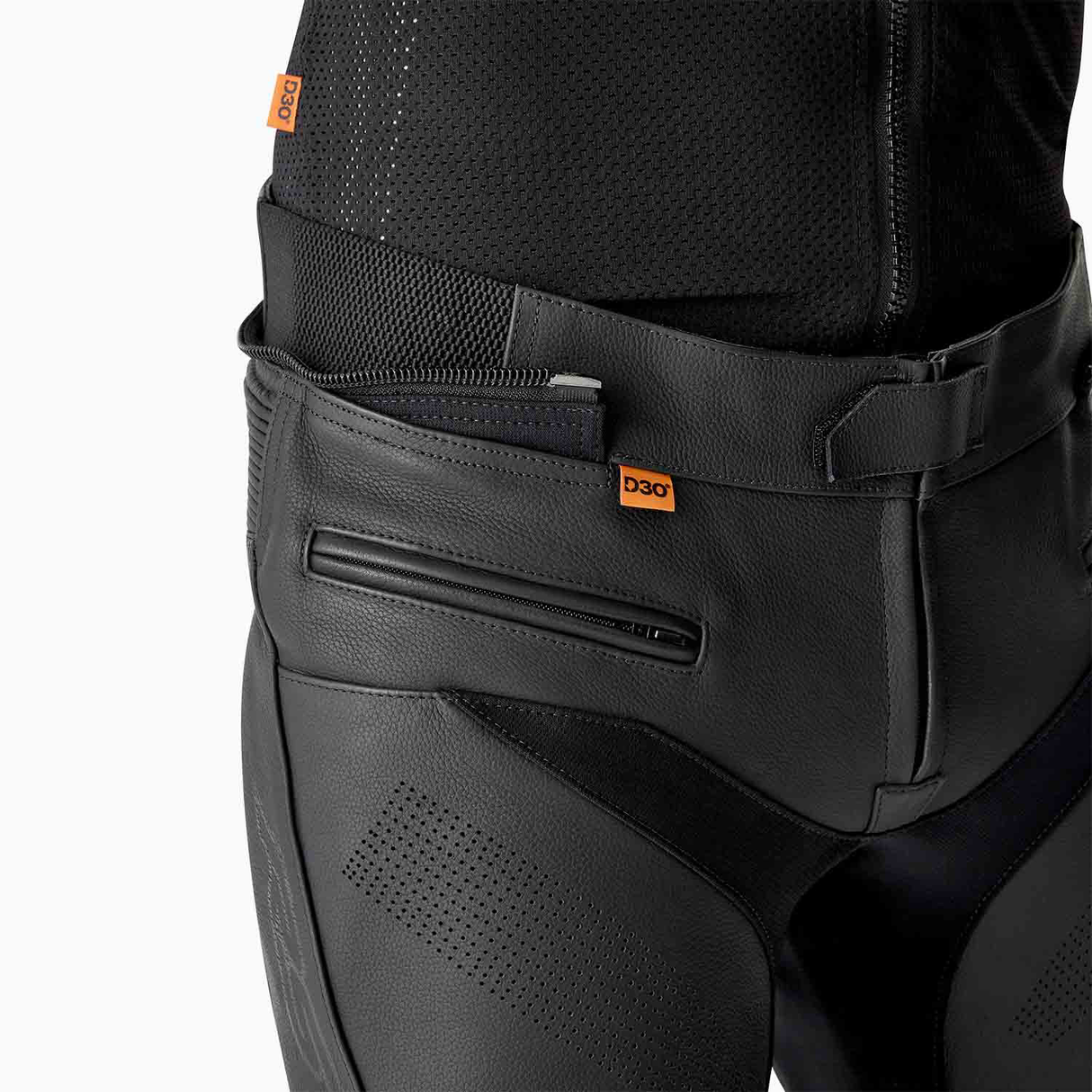 RST S1 D3O Leather Pants - Black