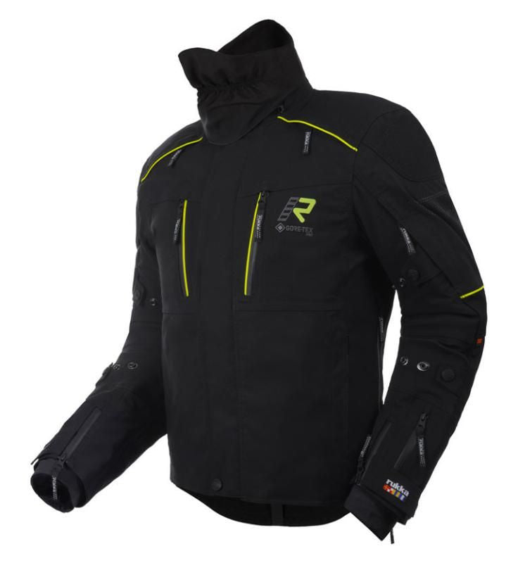 Rukka Nivala 3.0 Mens Gore-Tex Textile Jacket - Black / Yellow