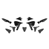 Kove 800 XPro/Rally - Racetech Plastic Kit (7 pcs) - Light Grey / Aquamarine Green / Black