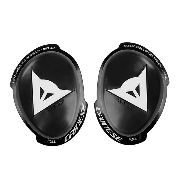 Dainese Knee Slider 4.0 Full Kit - Black / White