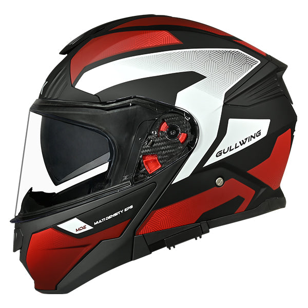 SMK Gullwing V2 Sonic - Matt Black / Grey / Red