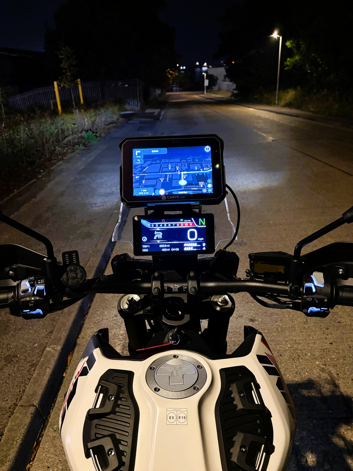 Moto Morini Allthrike 450 - GPS Mount