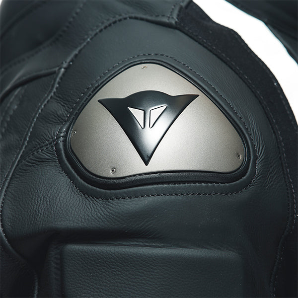 Dainese Avro 4 Leather 2 Piece Suit Short / Tall - Matt Black / Matt Black / White