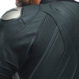 Dainese Avro 4 Leather 2 Piece Suit Short / Tall - Matt Black / Matt Black / White