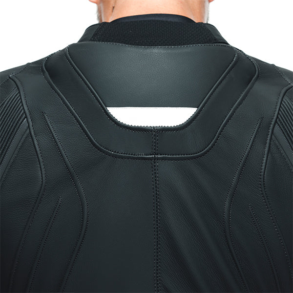 Dainese Avro 4 Leather 2 Piece Suit Short / Tall - Matt Black / Matt Black / White