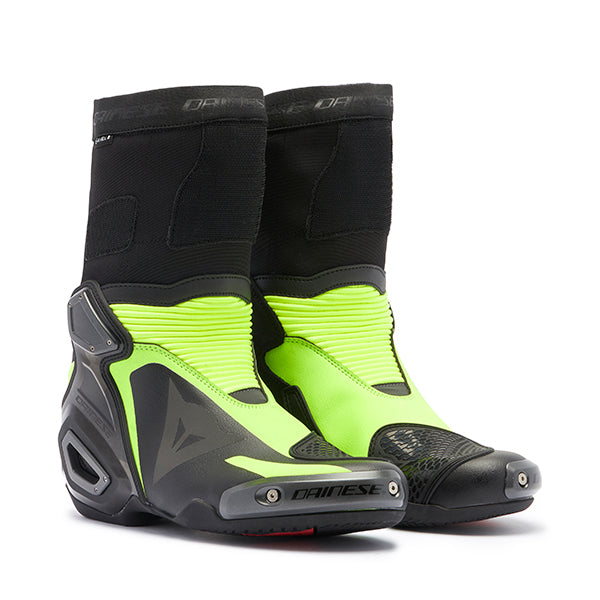 Dainese Axial 2 Boots - Black / Flo Yellow