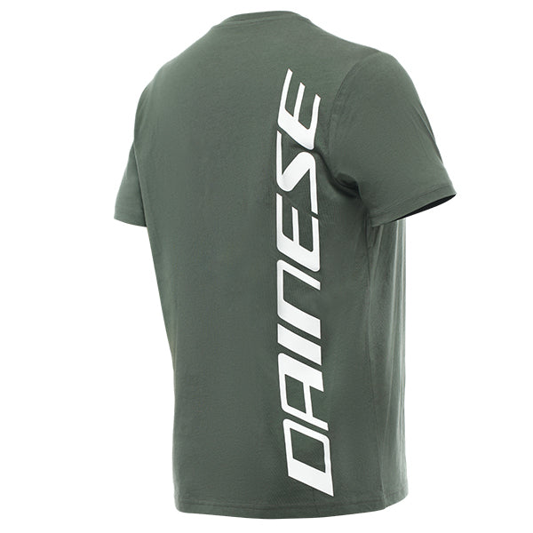 Dainese T-Shirt Big Logo - Ivy / White